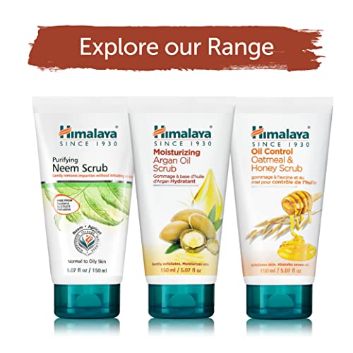 Himalaya Moisturizing Argan Oil Scrub to Soften Skin & Remove Dead Skin Cells...