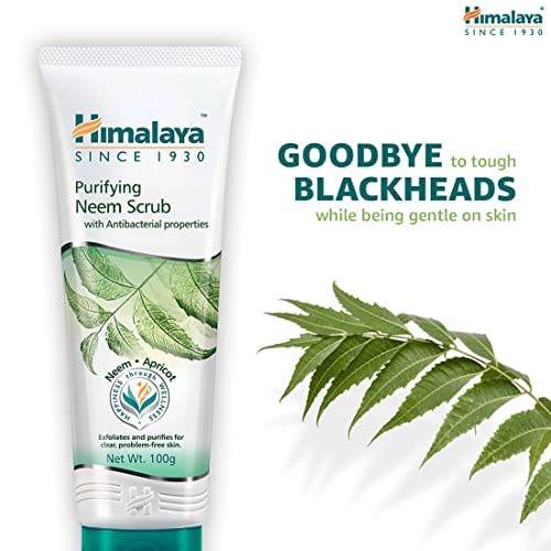 Himalaya Purifying Neem Scrub for a Deep Clean to Reduce Acne & Remove Dead S...