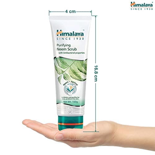 Himalaya Purifying Neem Scrub for a Deep Clean to Reduce Acne & Remove Dead S...