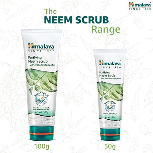 Himalaya Purifying Neem Scrub for a Deep Clean to Reduce Acne & Remove Dead S...