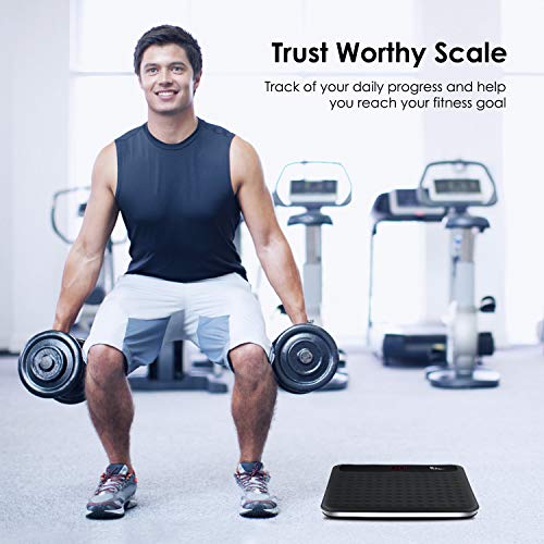 himaly Digital Body Weight Scale Bathroom Scale, Step-On Technology High Prec...