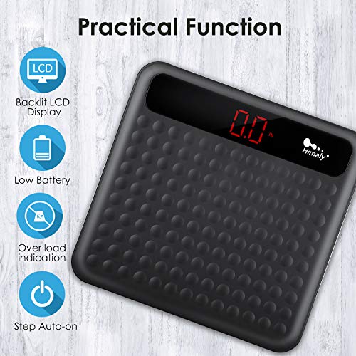 himaly Digital Body Weight Scale Bathroom Scale, Step-On Technology High Prec...