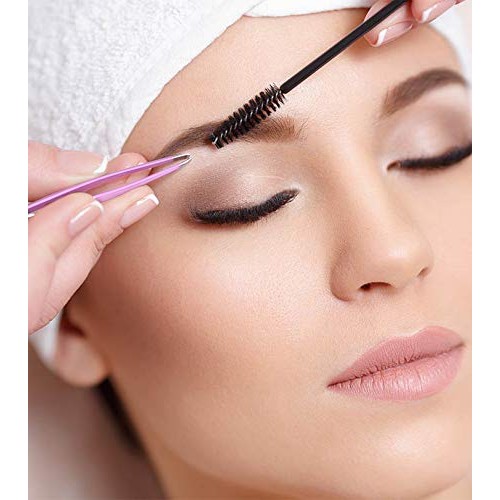 4" Curved Craft Scissors Stainless Steel Unisex Eyebrow Kit Eyebrow Scissors,...