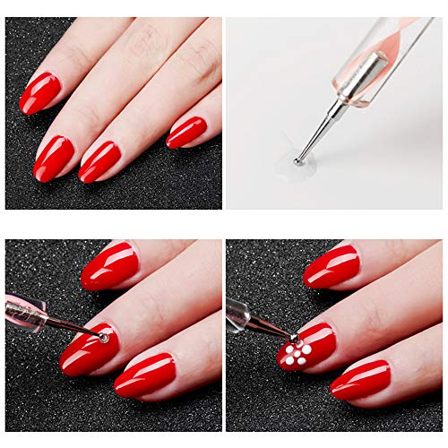 5 pc 2 Way Dotting Pen Tool Nail Art Tip Dot Paint Manicure kit (5PC)