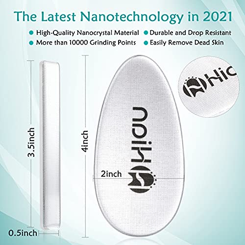 Hion Nano Foot Scrubber Callus Remover Glass Foot File Pedicure Tools Supplie...