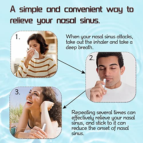 Hion Nasal Inhalers Relieve Sinus Enhance Breathing and Focus Your Attention,...