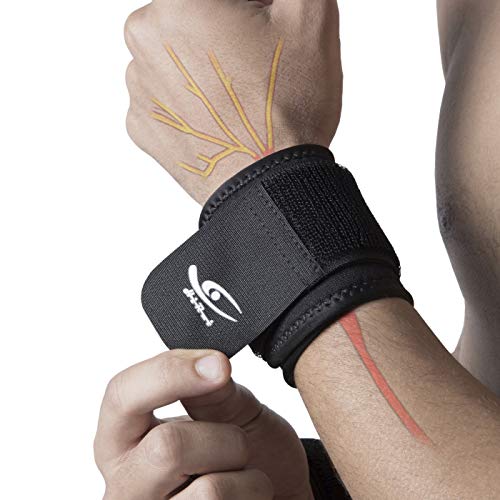 HiRui 2 PACK Wrist Compression Strap and Wrist Brace Sport Wrist Support for ...