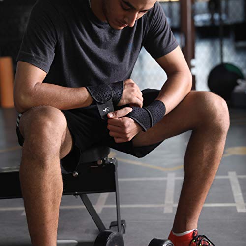 [Upgraded 2022] HiRui 2 Pack Wrist Compression Strap and Wrist Brace Sport Wr...