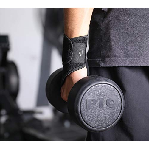 [Upgraded 2022] HiRui 2 Pack Wrist Compression Strap and Wrist Brace Sport Wr...