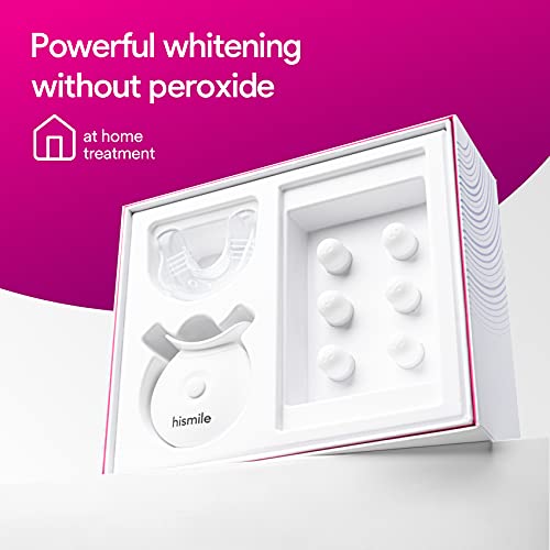Hismile Pap+ Teeth Whitening Kit - Peroxide Free Teeth Whitening - LED Home T...