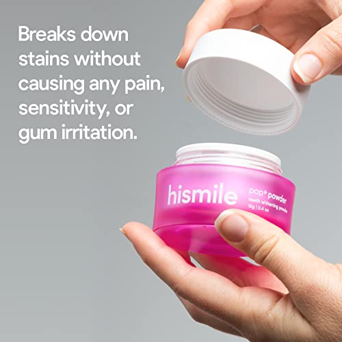 Hismile Pap+ Tooth Whitening Powder, Enamel Safe Whitening, Active Whitening ...