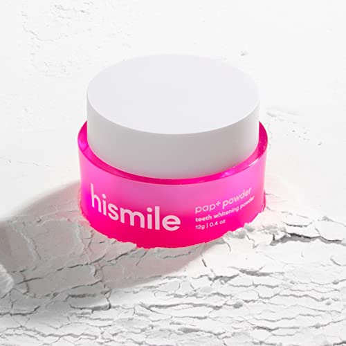 Hismile Pap+ Tooth Whitening Powder, Enamel Safe Whitening, Active Whitening ...