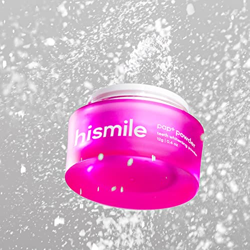 Hismile Pap+ Tooth Whitening Powder, Enamel Safe Whitening, Active Whitening ...