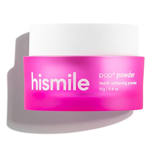 Hismile Pap+ Tooth Whitening Powder, Enamel Safe Whitening, Active Whitening ...