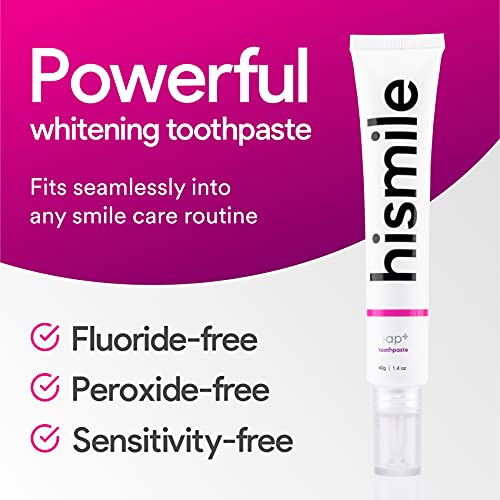 Hismile Pap+ Whitening Toothpaste - Effective Teeth Whitening Toothpaste - Pe...