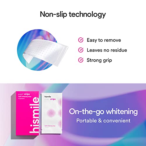 Hismile Teeth Whitening Strips, Whitening Strips for Sensitive Teeth, Peroxid...