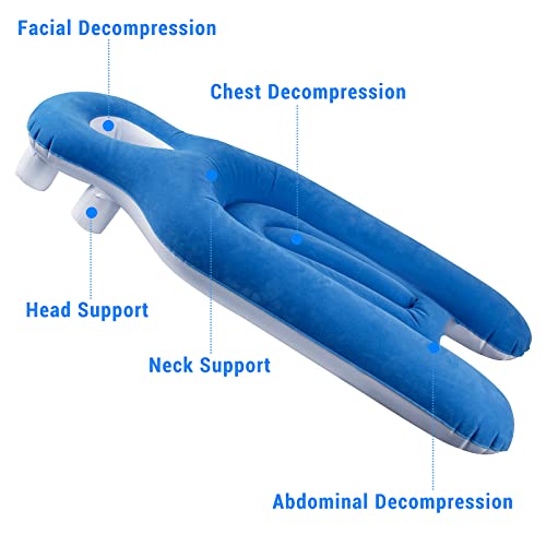 Face Down Pillow After Eye Surgery Inflatable Retina Lying Pillow, Retinal De...