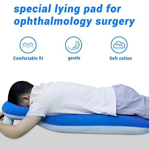 Face Down Pillow After Eye Surgery Inflatable Retina Lying Pillow, Retinal De...