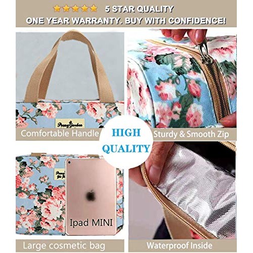 Large Makeup Bag Toiletry Bag for Women Make Up Bag Cosmetic Bag Toiletries B...