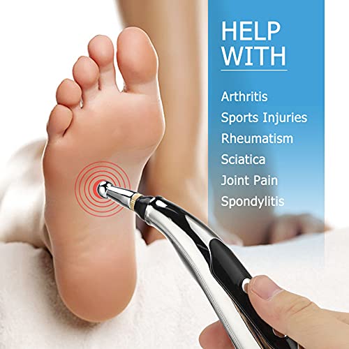 5-in-1Electronic Acupuncture Pen Electric Meridians Therapy Heal Massager Mer...