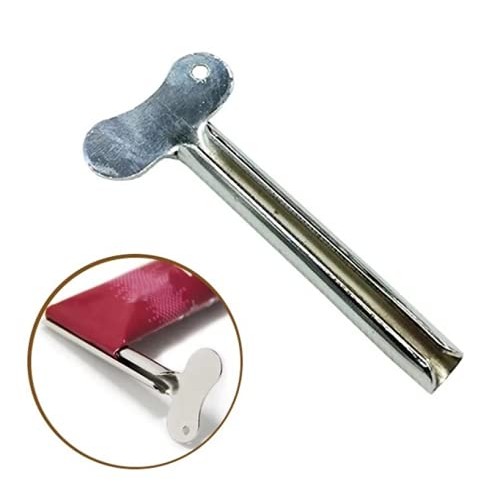 HLLMX 2 PCS Stainless Steel Toothpaste Tube Squeezers Metal Toothpaste Squeez...