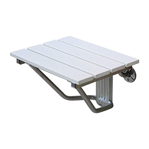 HLWJXS Shower Chair,Modern Shower Seat Bench Folding Wall-Mounted Safety Stoo...