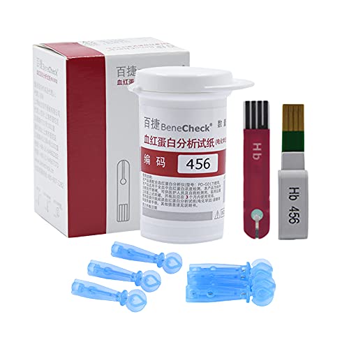 Home Hemoglobin Test Kit, Hemoglobin Test Meter Anemia Monitor Kit includes 1...