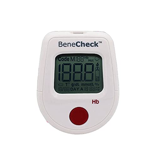 Home Hemoglobin Test Kit, Hemoglobin Test Meter Anemia Monitor Kit includes 1...