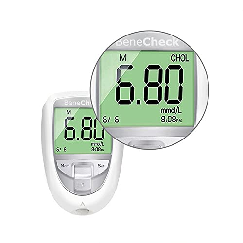Multi-Monitoring Meter kit, 3 in 1 GLU CHOL UA Test System, Blood Glucose Mon...