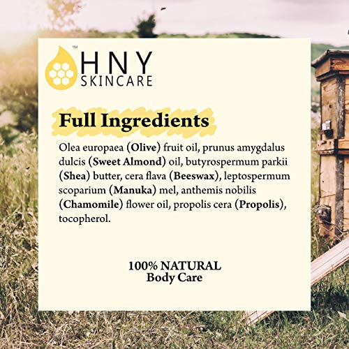 HNY Skincare Soothing Moisturizing Body Balm, 100% Natural, All-Purpose Cream...