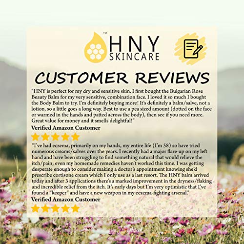 HNY Skincare Soothing Moisturizing Body Balm, 100% Natural, All-Purpose Cream...