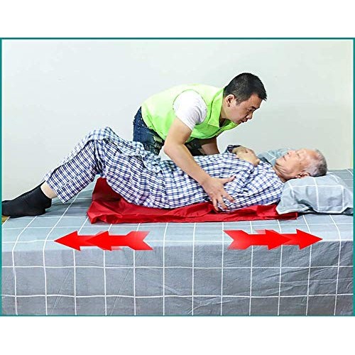 HNYG Reusable Flat Slide Sheet for Elderly Patient Transfer, Turning, and Rep...