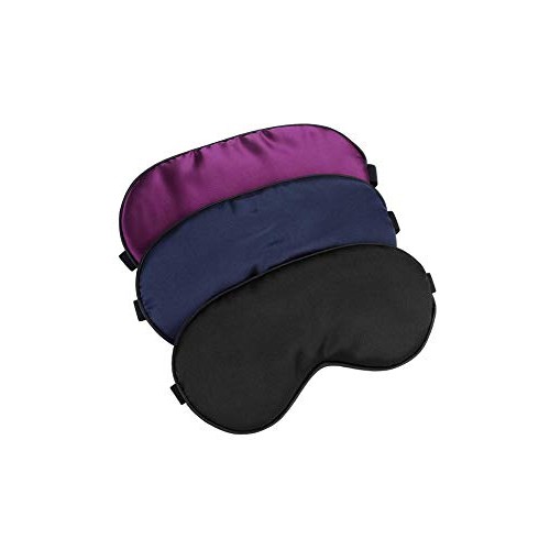 Hochoek Silk-Sleep-Mask Eye-Mask Eye-Cover Eyeshade - 100% Silk Soft Adjustab...