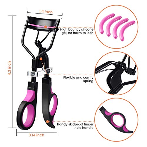 Eyelash Curler, HOCOSY 4 in 1 Eyelash Curlers Kit for Women includes Lash Cur...