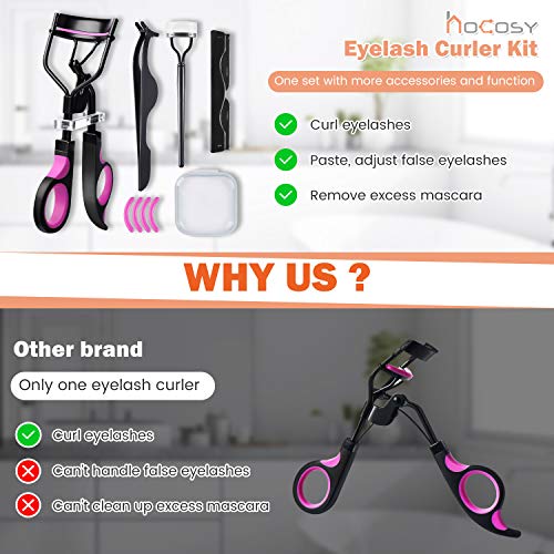 Eyelash Curler, HOCOSY 4 in 1 Eyelash Curlers Kit for Women includes Lash Cur...
