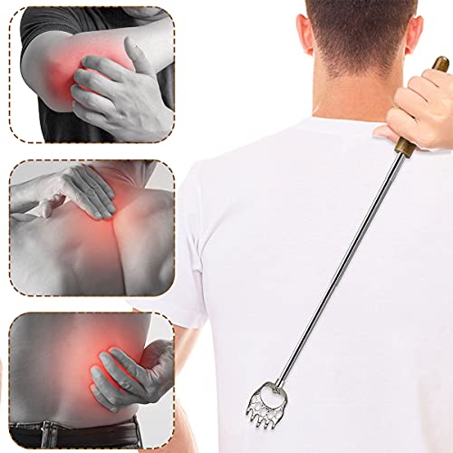 HOFASON 2 Pack Back Scratcher for Men Women, Metal Bear Claw Telescopic Backs...