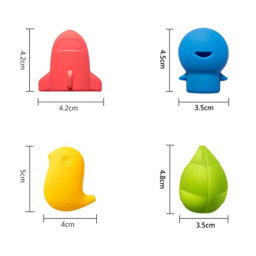 Hokic 4 Pack Silicone Toothbrush Holder Covers for Travel Home Camping School...