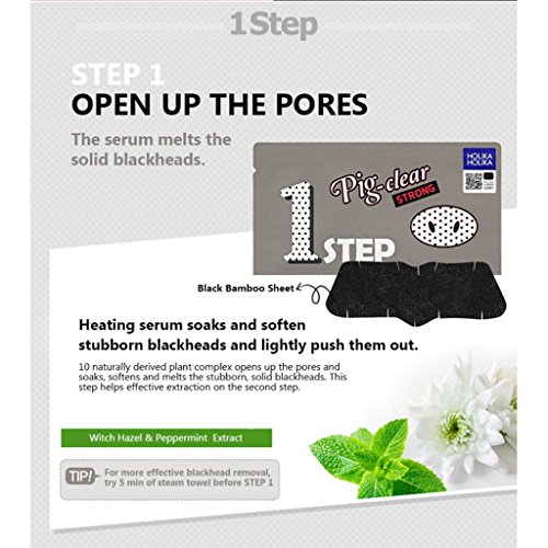 Holika Holika Pig Nose Clear Blackhead 3-Step Kit Strong Pack of 5