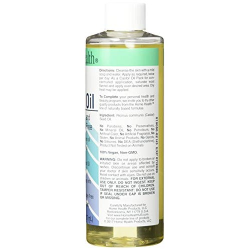 Home Health Original Castor Oil - 8 Fl Oz - Promotes Healthy Hair & Skin, Nat...