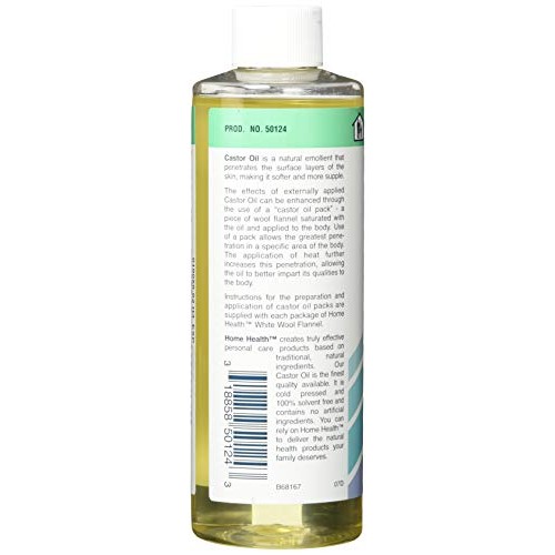 Home Health Original Castor Oil - 8 Fl Oz - Promotes Healthy Hair & Skin, Nat...