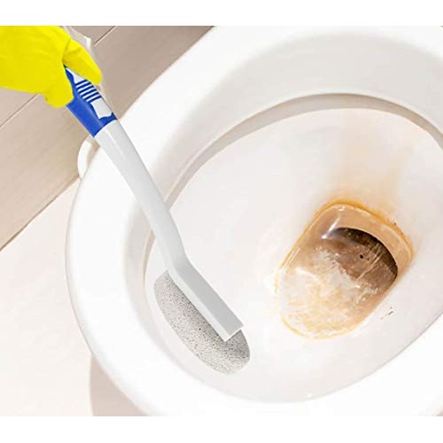HOME-X Pumice Toilet Cleaning Wand, Volcanic Pumice Toilet Bowl Cleaner with ...