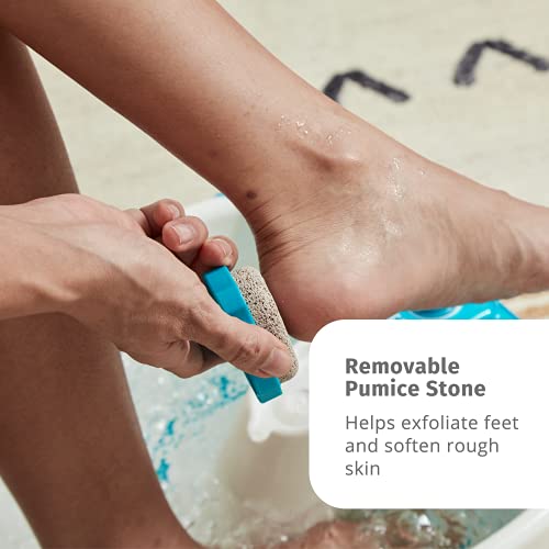 HoMedics Bubble Mate Foot Spa, Toe Touch Controlled Foot Bath with Invigorati...