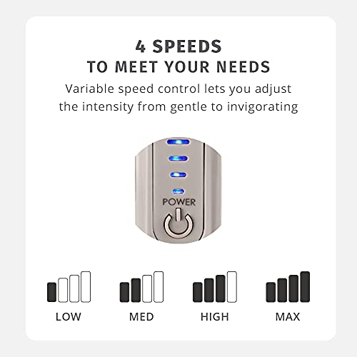 HoMedics Percussion Action Massager with Heat | Adjustable Intensity , Dual P...