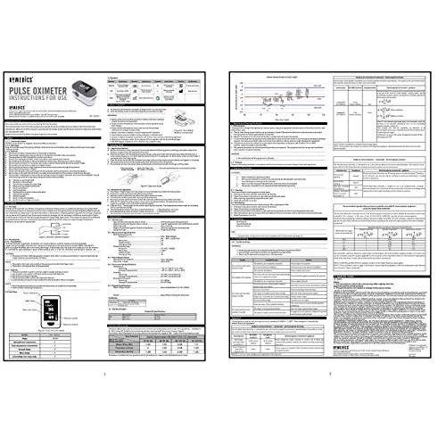 HoMedics Pulse Oximeter, Blood Oxygen Saturation Monitor with Easy One-Touch ...