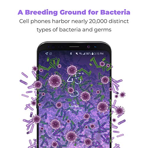 HoMedics UV Clean Sanitizer Bag Portable UV Light Sanitizer, Fast Germ Saniti...