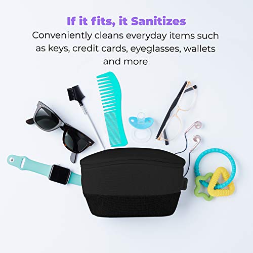 HoMedics UV Clean Sanitizer Bag Portable UV Light Sanitizer, Fast Germ Saniti...