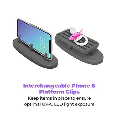 HoMedics UV Clean Sanitizer Bag Portable UV Light Sanitizer, Fast Germ Saniti...