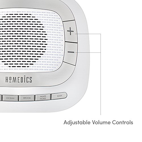 Homedics White Noise Sound Machine | Portable Sleep Therapy for Home, Office,...