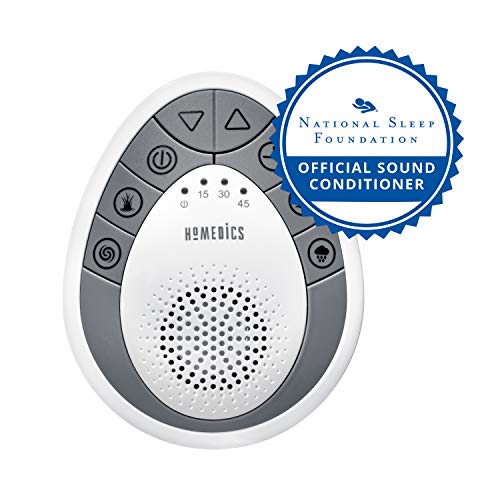 Homedics White Noise Sound Machine | Portable Sleep Therapy for Home, Office,...