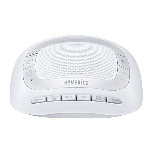 HoMedics White Noise Sound Machine | Portable Sleep Therapy for Home, Office,...